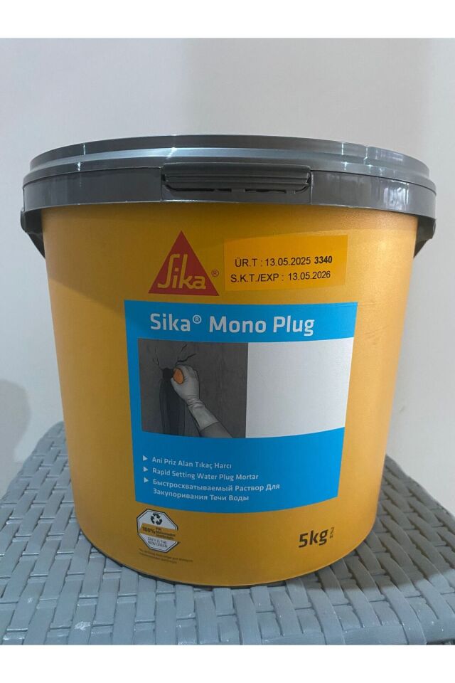 MonoPlug Çimento esaslı, hızlı priz alan tıkaç harcı 5 Kg
