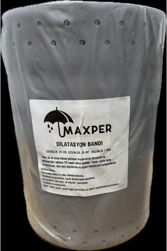 DİLATASYON BANDI GENİŞLİK:25 CM, UZUNLUK 25 MT