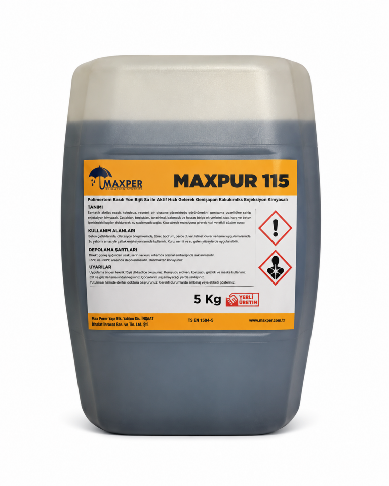 PUR 115 - POLİÜRETAN ENJEKSİYON REÇİNESİ 5 KG