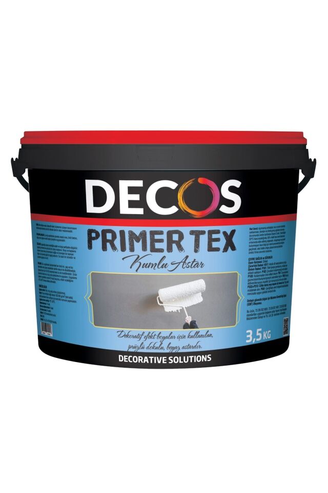 Primer TEX - Tekstürlü Kumlu Dekoratif Astar çok güçlü