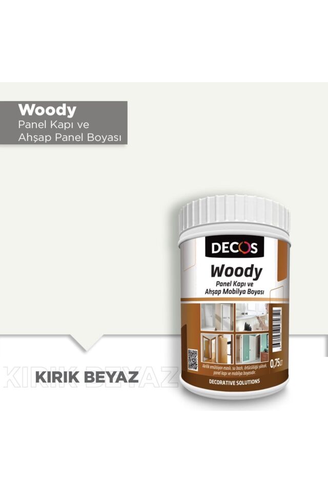 Woody - Panel Kapı Ve Panel Ahşap Boyası Su Bazlı Kokusuz 8 Farklı Renk Seçenekli